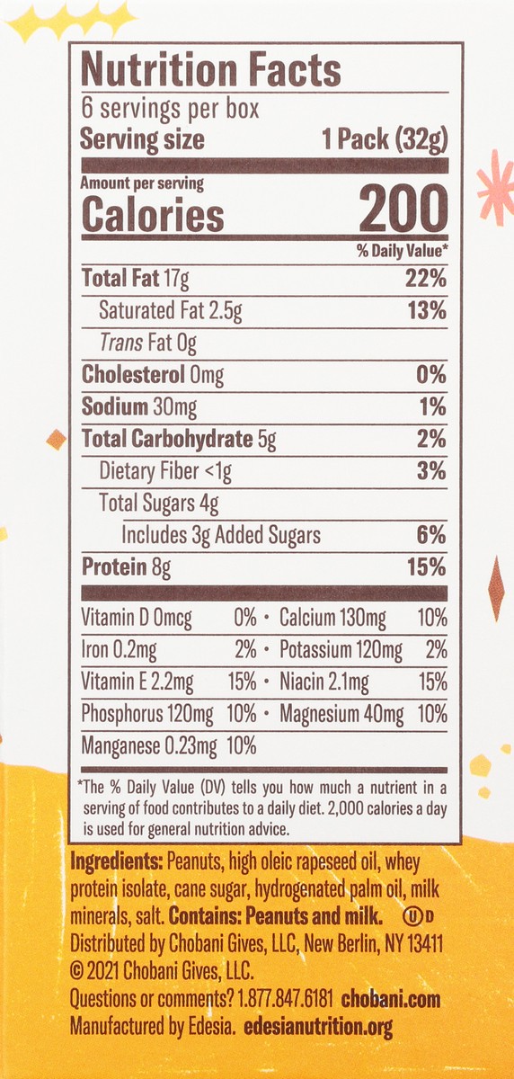 slide 7 of 13, Chobani Super Peanut Blend Plain - 6pk/6.72oz, 6 ct, 6.72 oz