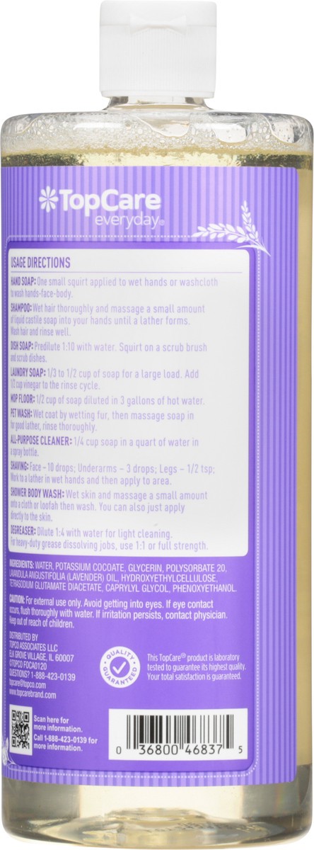 slide 5 of 9, TopCare Everyday Lavender Castile Soap 32 fl oz, 32 fl oz