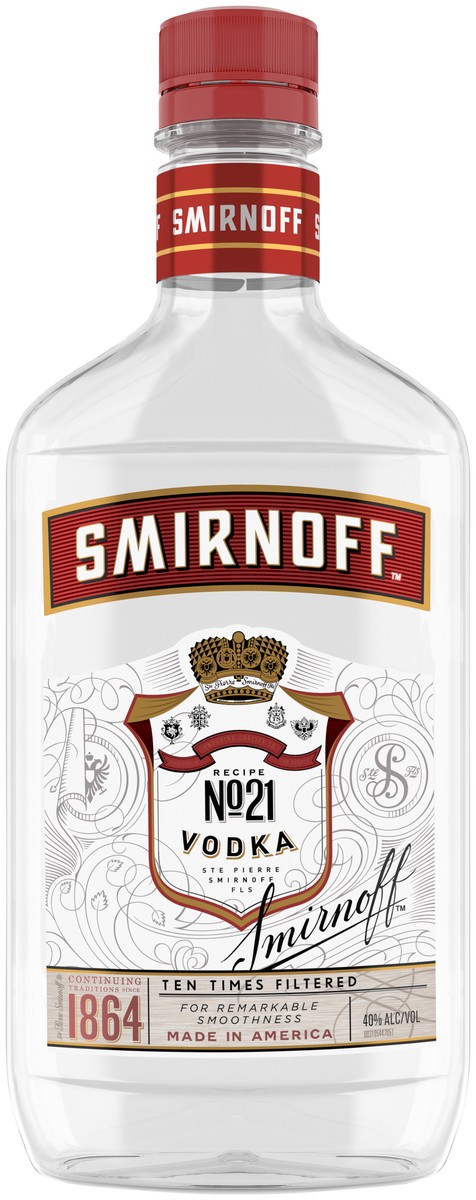 slide 1 of 10, Smirnoff Vodka, 375 ml