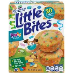 Entenmann's Little Bites Party Cake Mini Muffins, 5 pouches, 8.25 oz