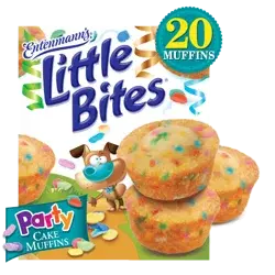 Entenmann's Little Bites Party Cake Mini Muffins, 5 pouches, 8.25 oz