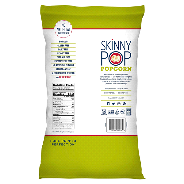 slide 11 of 13, SkinnyPop Original Popcorn, 10 oz