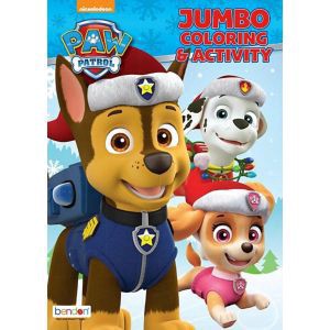 slide 1 of 1, Bendon Publishing Paw Patrol Holiday Jumbo Coloring Book, 1 ct