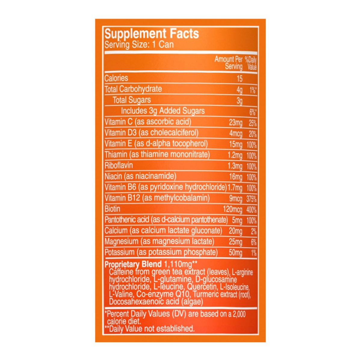 slide 8 of 11, FITAID Energy Mango Sorbet Single Can, 12 fl oz