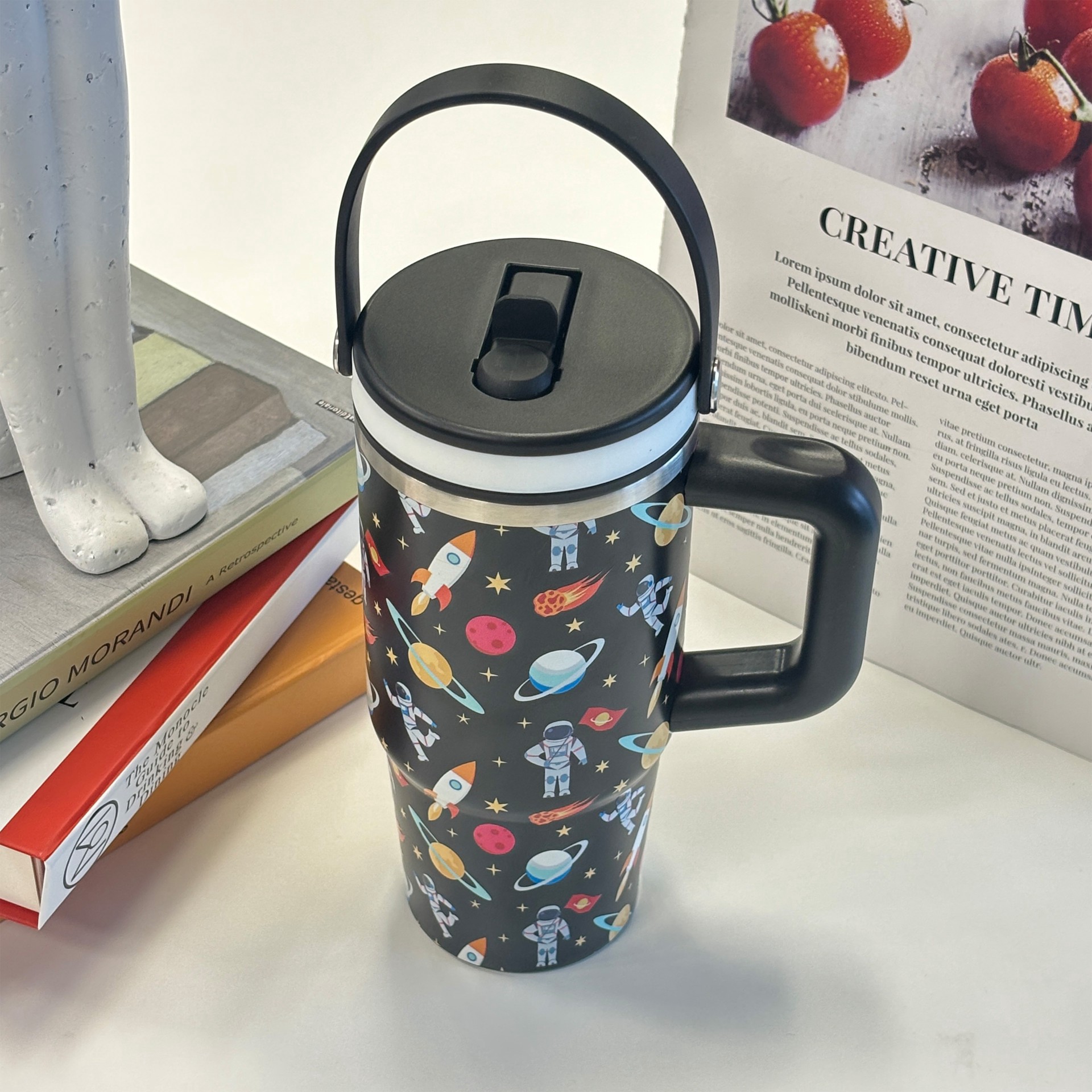 slide 3 of 4, 20oz. Space Stainless Steel Insulated Tumbler By Ashland, 20 oz