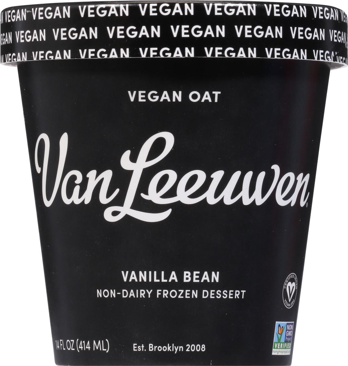 slide 4 of 11, Van Leeuwen Non-Dairy Vanilla Bean Frozen Dessert 14 fl oz, 14 fl oz