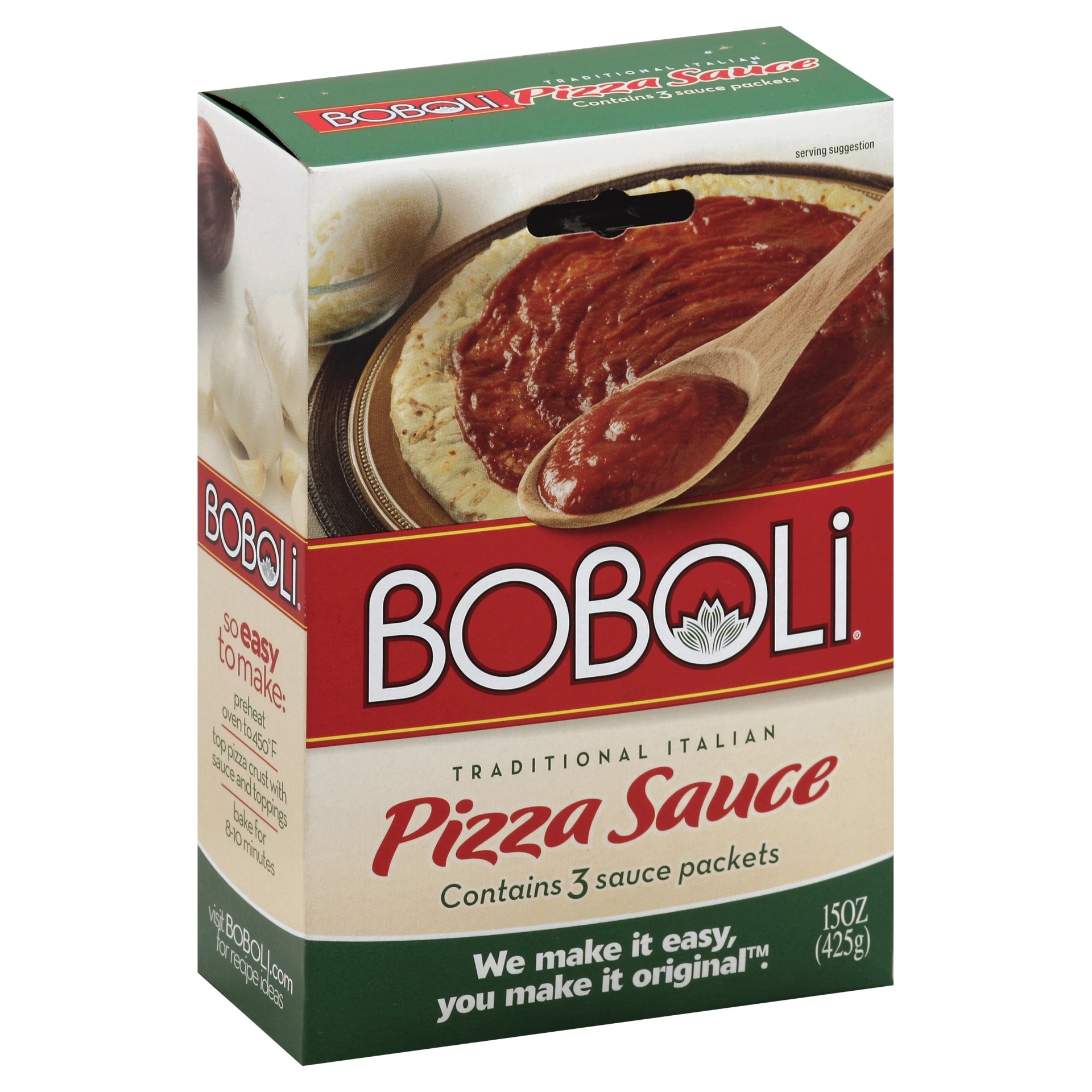 slide 1 of 2, Boboli Pizza Sauce Original, 15 oz