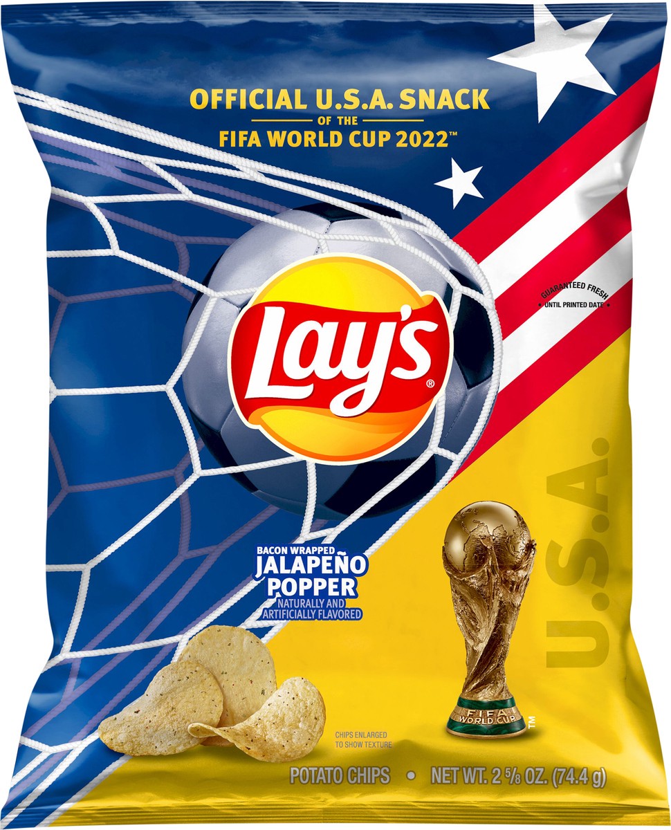 slide 3 of 3, Lay's Potato Chips Bacon Wrapped Jalapeno Popper 2 5/8 Oz, 2.62 oz