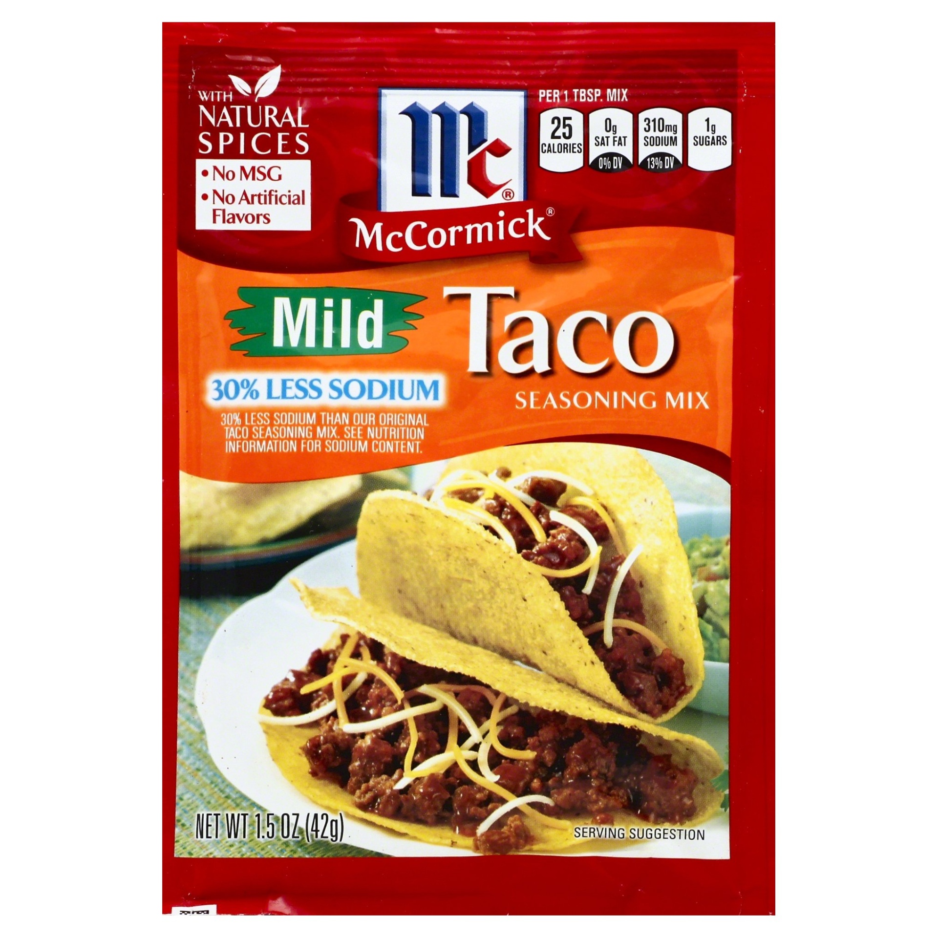 Mccormick 30 Less Sodium Mild Taco Seasoning Mix 15 Oz Shipt 5913