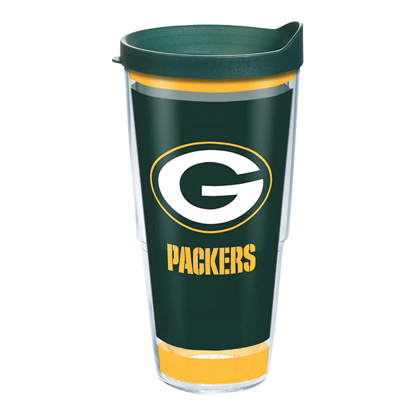 slide 1 of 1, Tervis NFL Green Bay Packers Touchdown Tumbler with Travel Lid, 24 oz