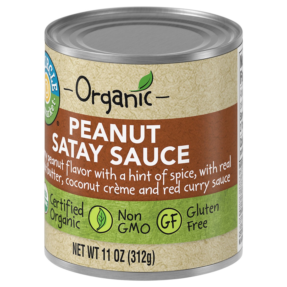 slide 3 of 4, Full Circle Market Organic Peanut Satay Sauce 11 oz, 11 oz