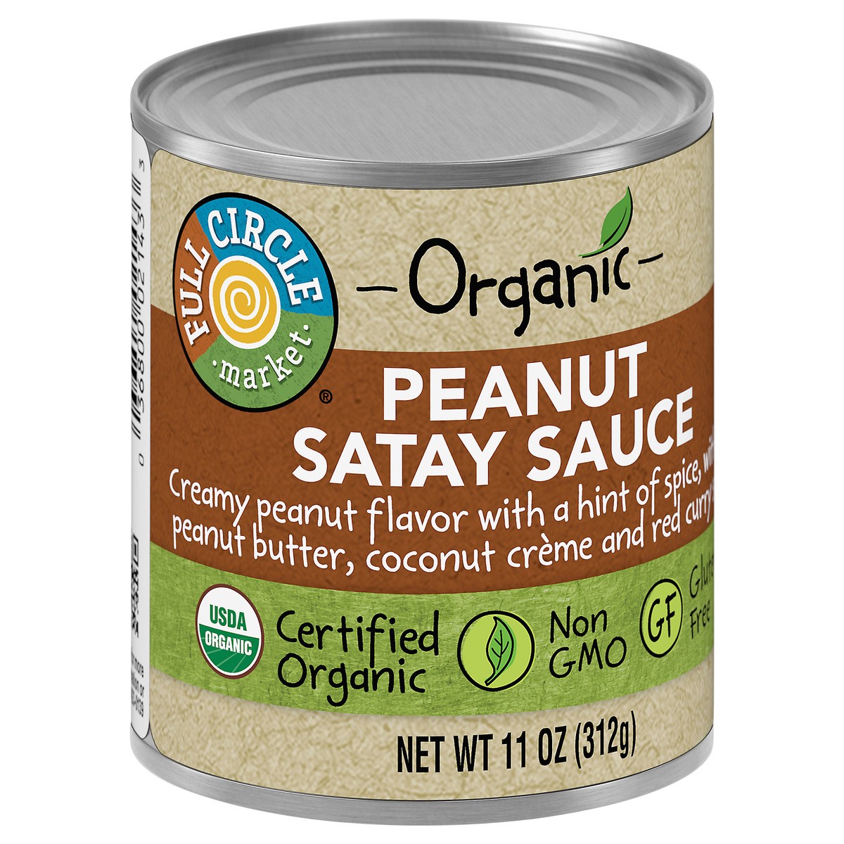 slide 4 of 4, Full Circle Market Organic Peanut Satay Sauce 11 oz, 11 oz
