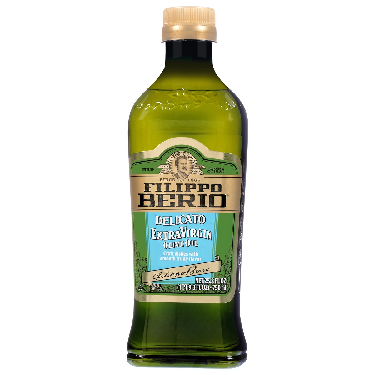 slide 11 of 14, Filippo Berio Extra Virgin Delicato Olive Oil 25.3 fl oz, 25.3 fl oz