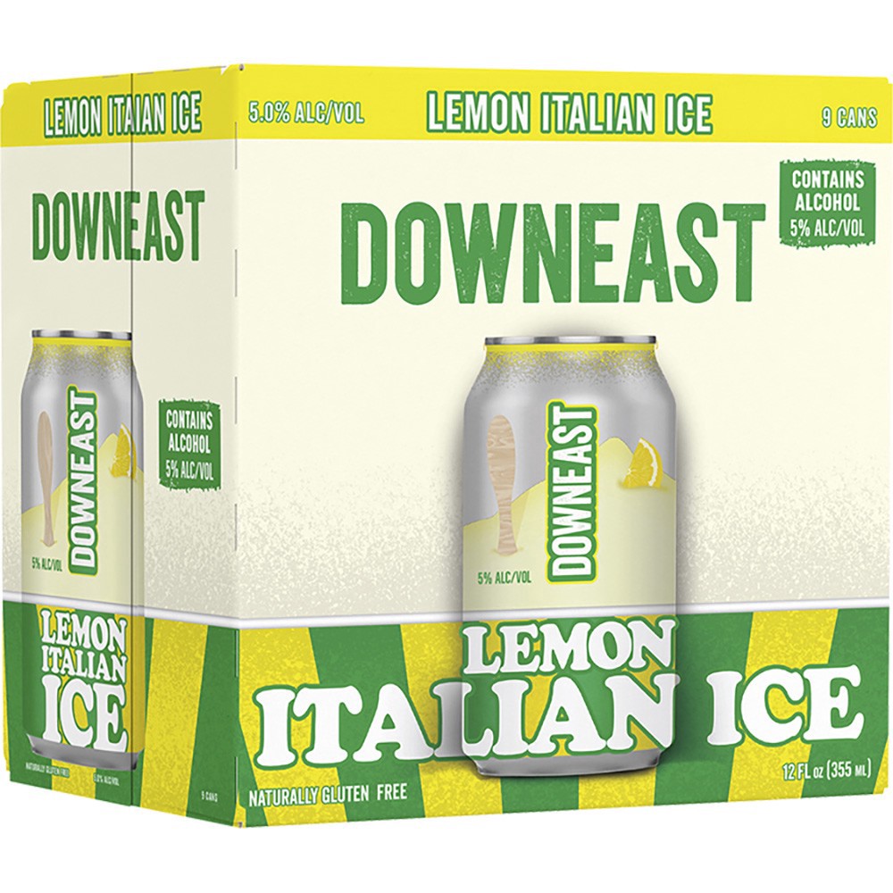 slide 1 of 1, Downeast Lemon Italian Ice, 9 ct; 12 oz