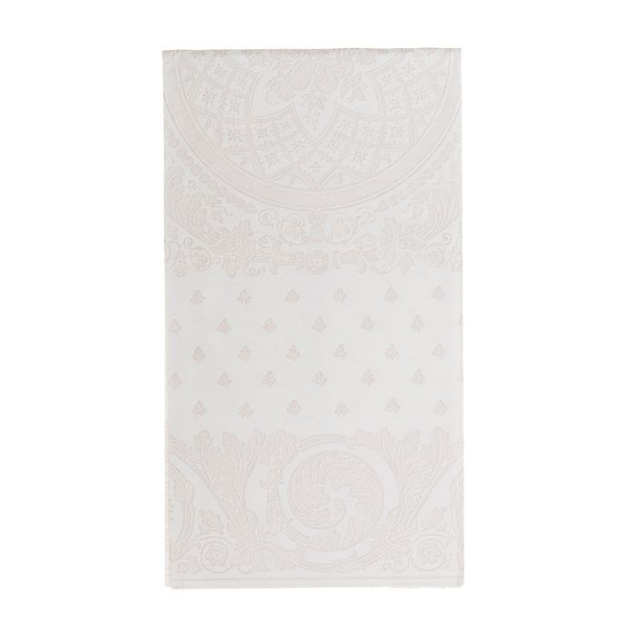 slide 1 of 1, Caspari Jacquard Linen Paper Guest Towels - White, 12 ct