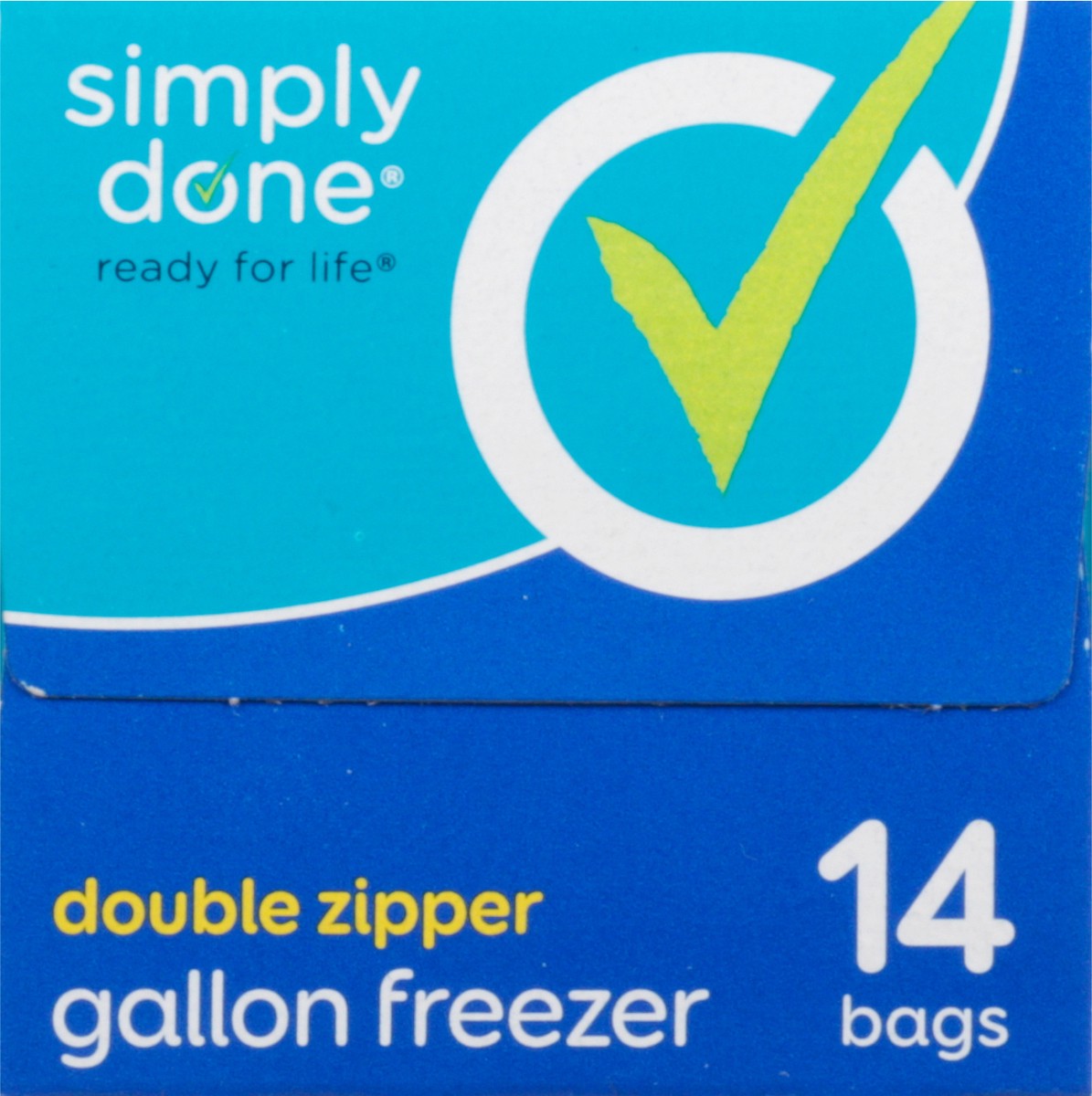 slide 5 of 17, Simply Done Gallon Size Freezer Bags, 14 ct