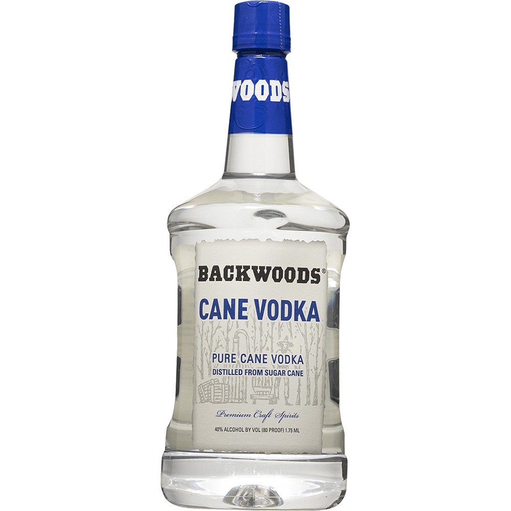 slide 1 of 1, Backwoods Cane Vodka, 1.75 liter