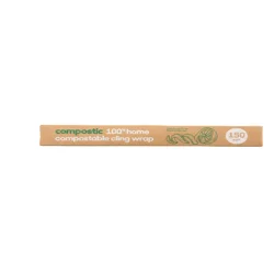 Compostic 150 Sq Ft 100% Home Compostable Cling Wrap 1 Each