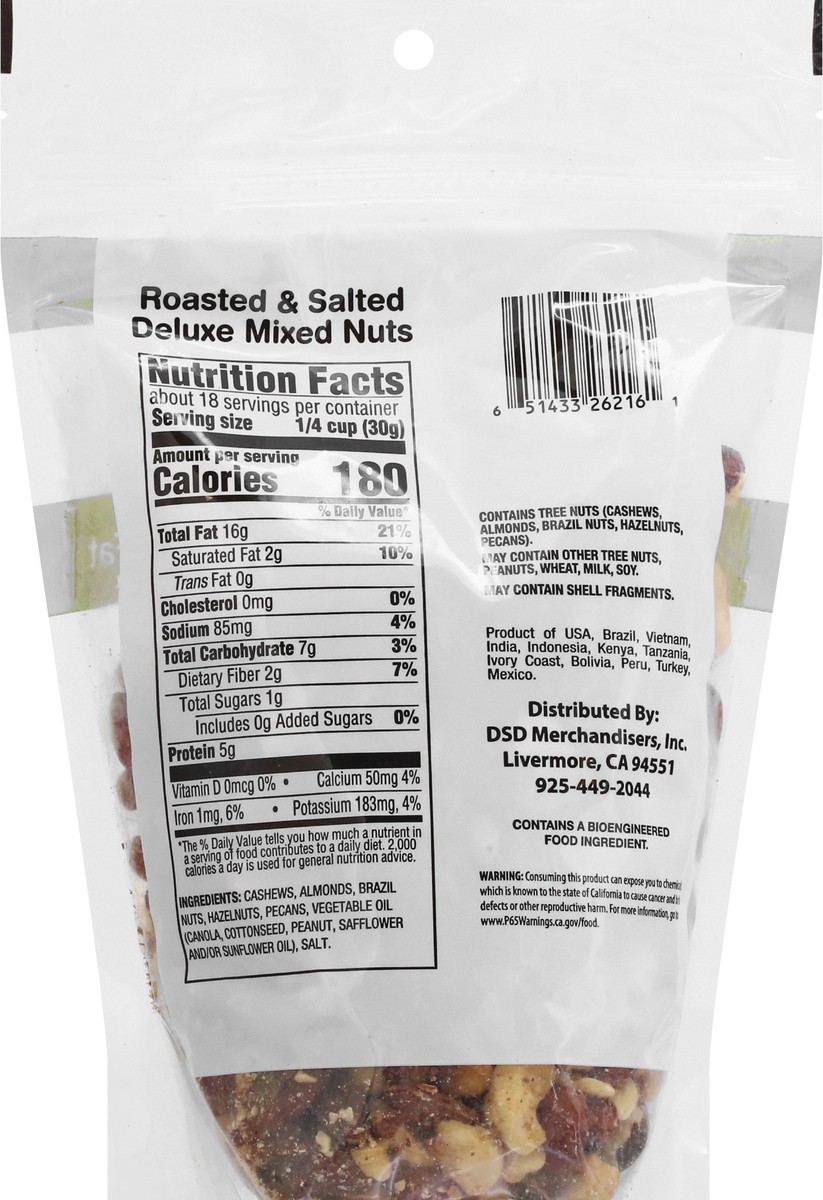 slide 3 of 10, DSD Merchandisers Mixed Nuts, Roasted & Salted, Deluxe, 