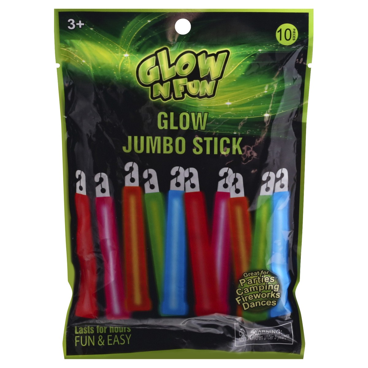 slide 3 of 10, Glow N Fun Jumbo Glow Stick 10 ea, 1 ct