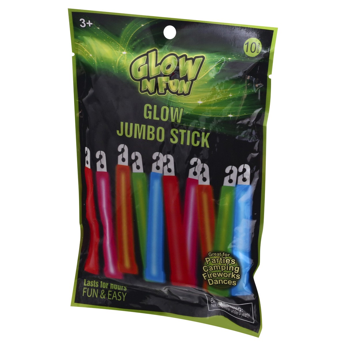 slide 4 of 10, Glow N Fun Jumbo Glow Stick 10 ea, 1 ct