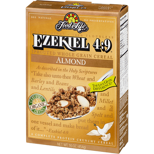 slide 3 of 9, Food for Life Ezekiel 4:9 Sprouted Whole Grain Cereal With Almonds, 16 oz