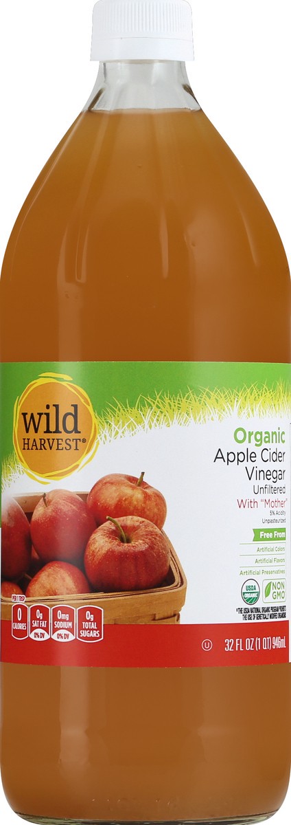 slide 6 of 9, Wild Harvest Apple Cider Vinegar Organic, 32 fl oz