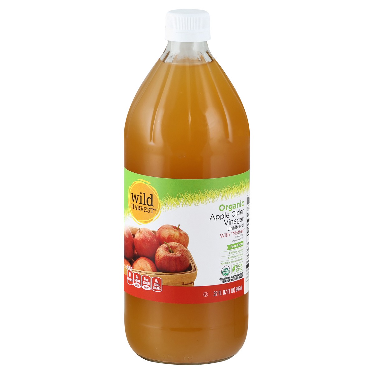 slide 9 of 9, Wild Harvest Apple Cider Vinegar Organic, 32 fl oz