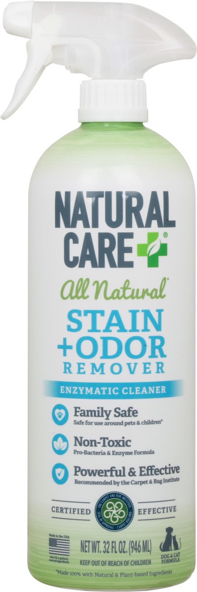 slide 8 of 11, Natural Care + All Natural Enzymatic Cleaner Stain + Odor Remover 32 oz, 32 oz