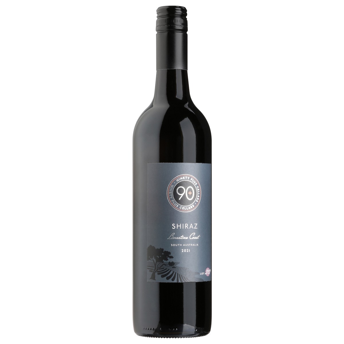 slide 8 of 9, 90+ Cellars Shiraz, 750 ml