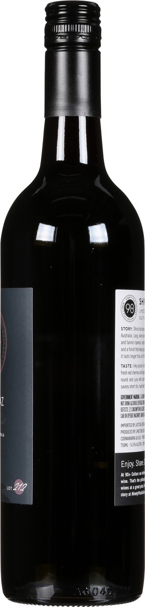slide 5 of 9, 90+ Cellars Shiraz, 750 ml