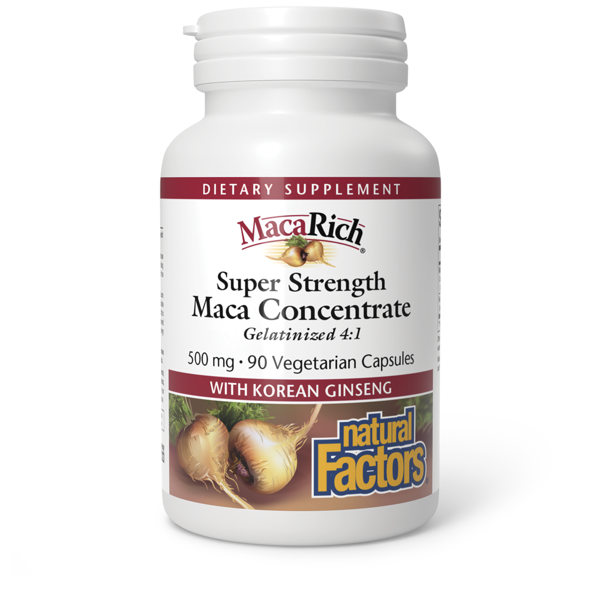 slide 1 of 2, Natural Factors Organic Macarich Dietary Supplement, 1 ct