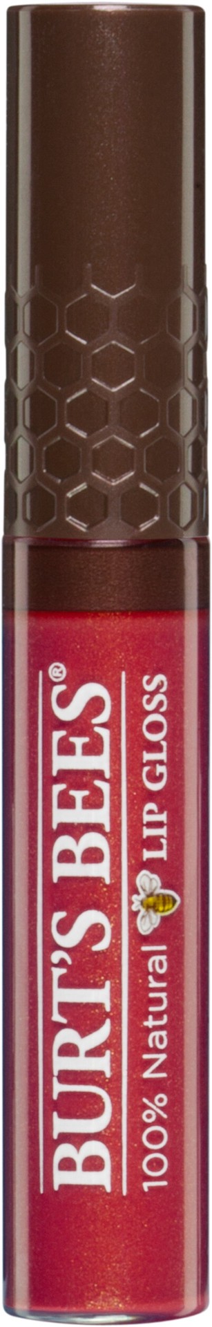 slide 1 of 5, Burt's Bees 100% Natural Moisturizing Lip Gloss, Evening Glow - 1 Tube, 0.2 oz