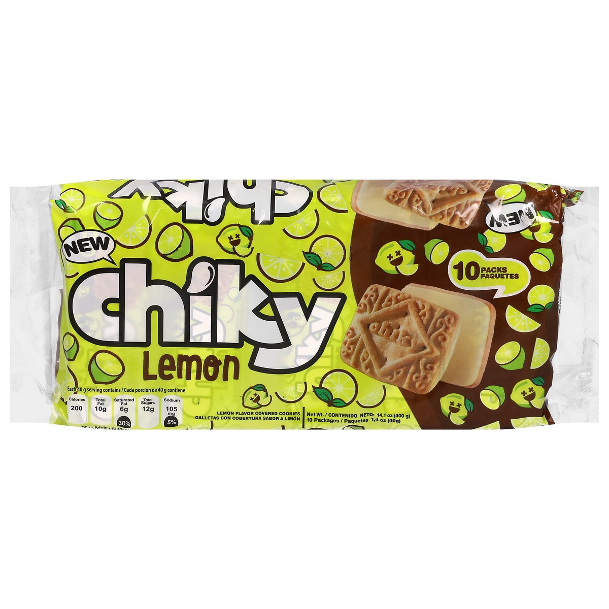 slide 9 of 13, Chiky Lemon Cookies 10 - 14.1 oz Packs, 10 ct