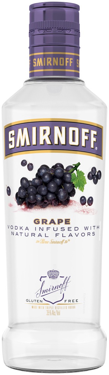 slide 1 of 4, Smirnoff Grape Vodka, 375 ml