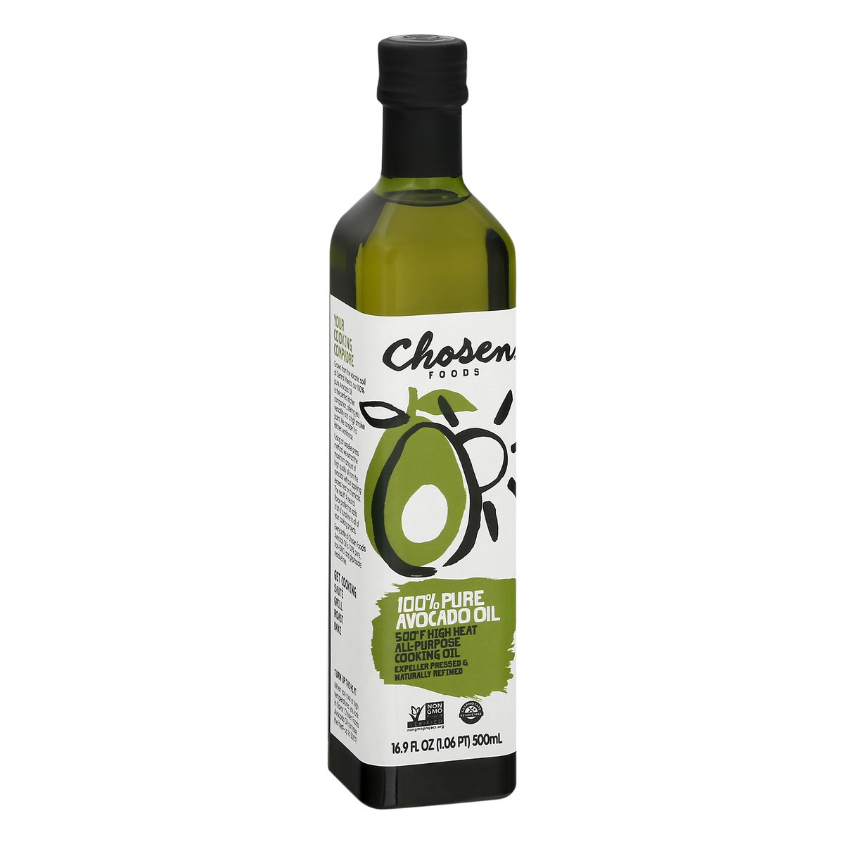 slide 6 of 9, Chosen Foods 100% Pure Avocado Oil 16.9 oz, 16.9 fl oz