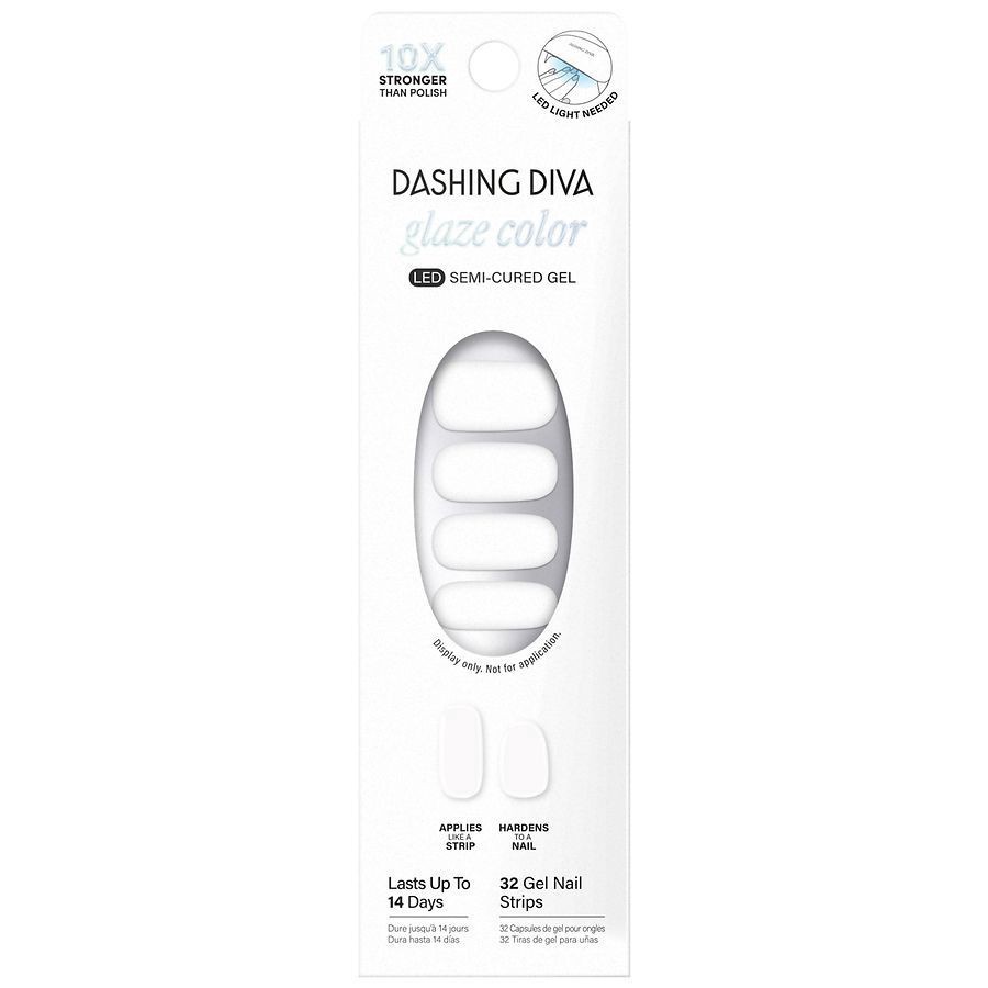 slide 1 of 5, Dashing Diva Glaze Color Gel Nail Strips - Daikon, 1 ct