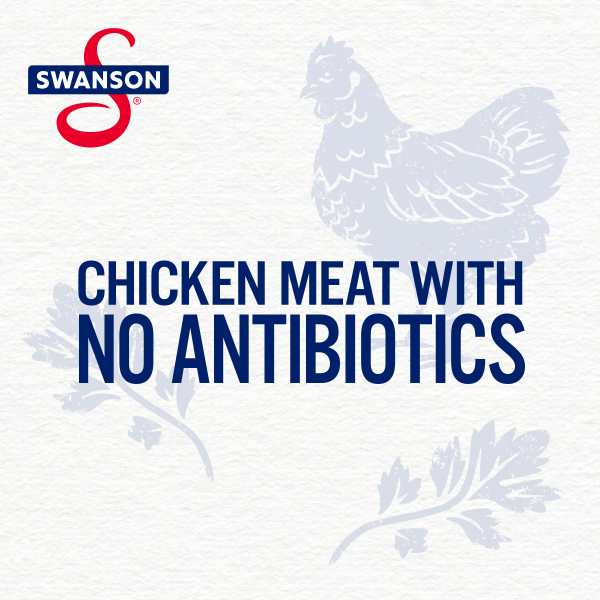 slide 15 of 29, Swanson 25% Less Sodium White Premium Chunk Canned Chicken Breast in Water, 12.5 OZ Can, 12.500 oz