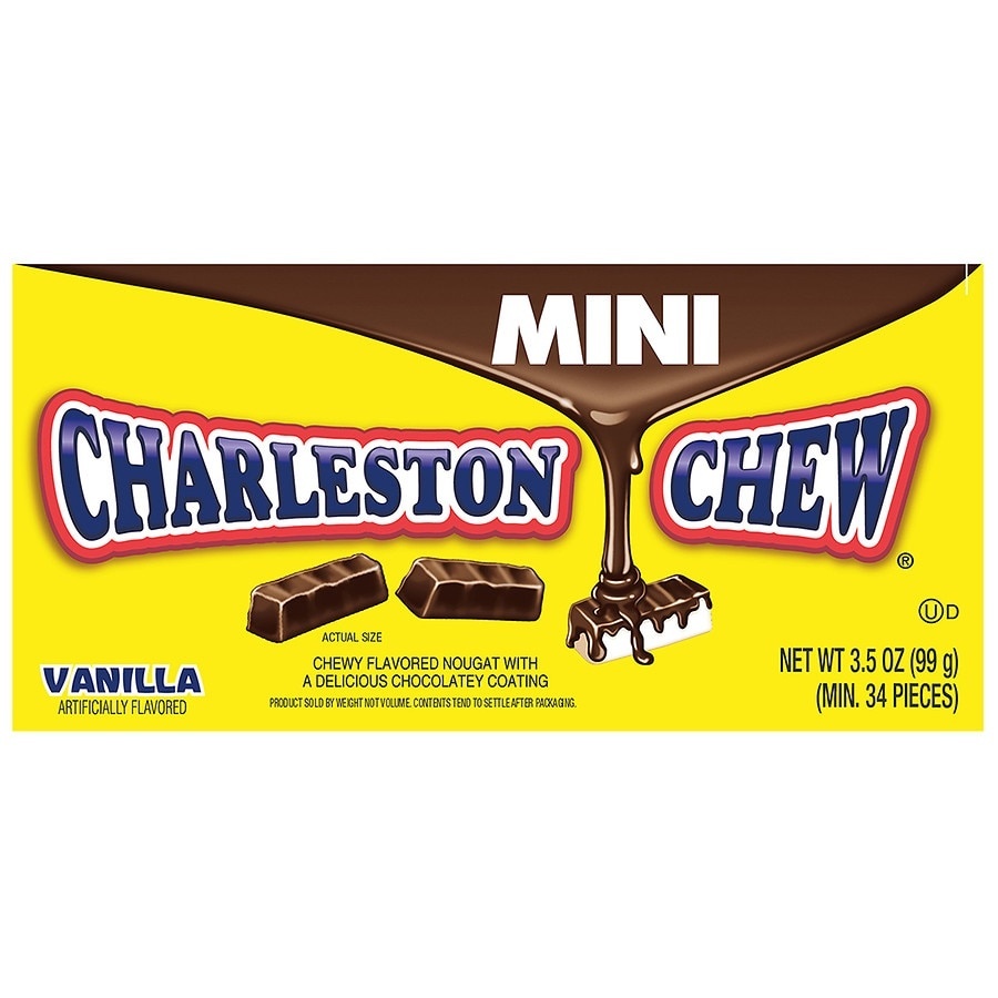 slide 1 of 1, Charleston Chew Mini Vanilla Chewy Flavored Chocolate Nougats, 4 oz