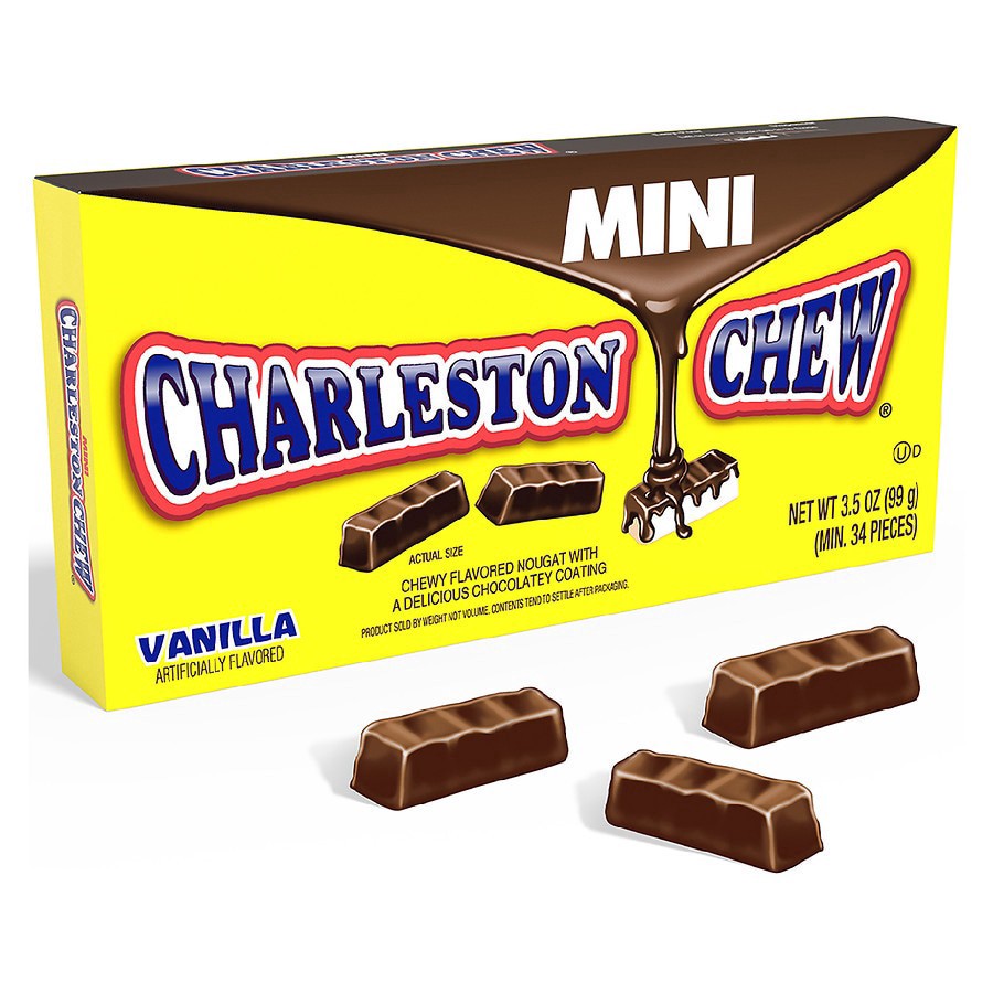 slide 4 of 5, Charleston Chew Mini Vanilla Chewy Flavored Chocolate Nougats, 4 oz