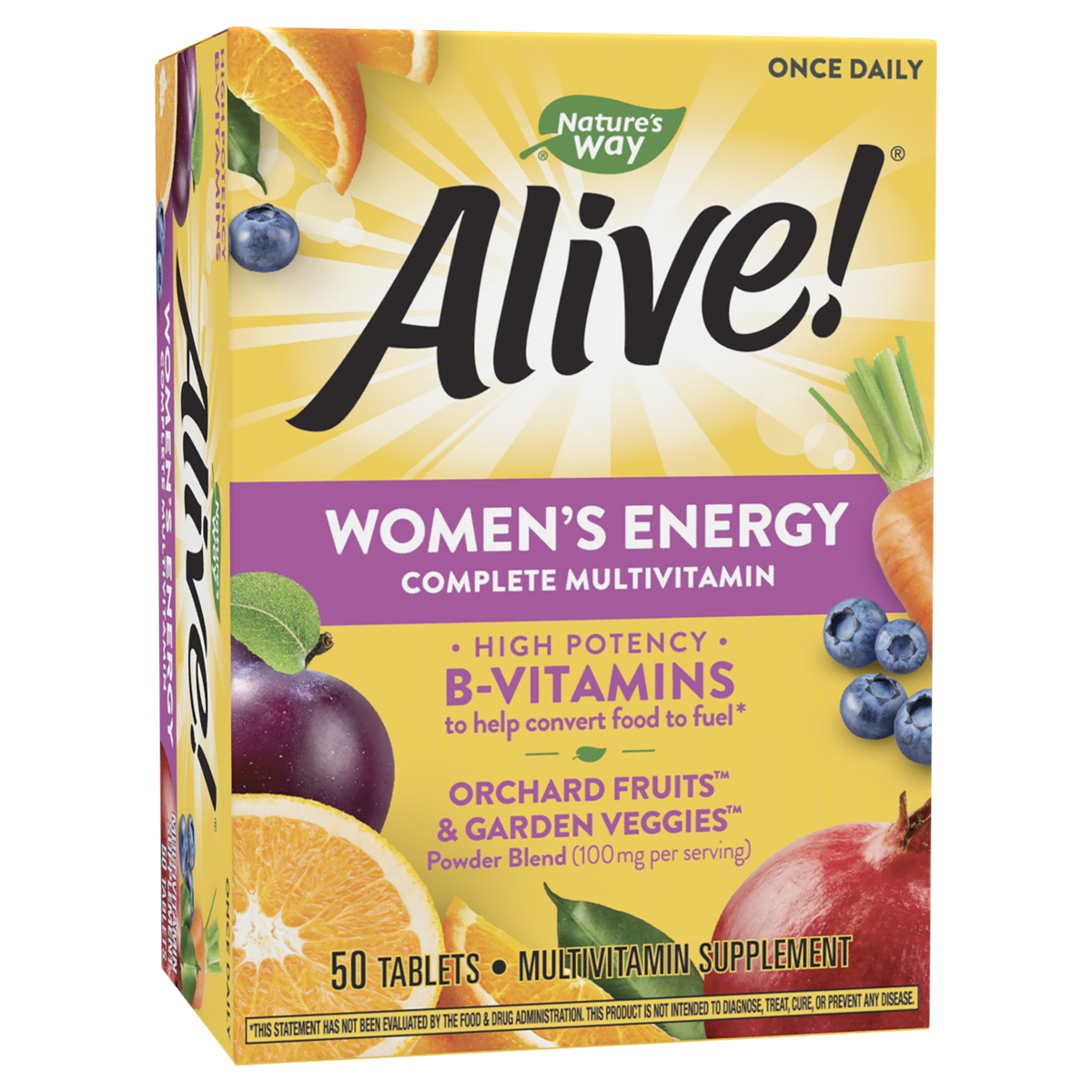 slide 1 of 1, Alive! Women's Energy Multii-Vitamin, 50 ct