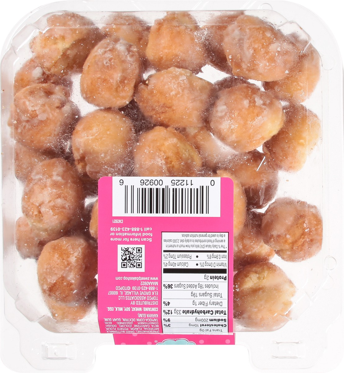slide 2 of 9, Sweet P's Bake Shop Old Fashioned Donut Holes 14 oz, 