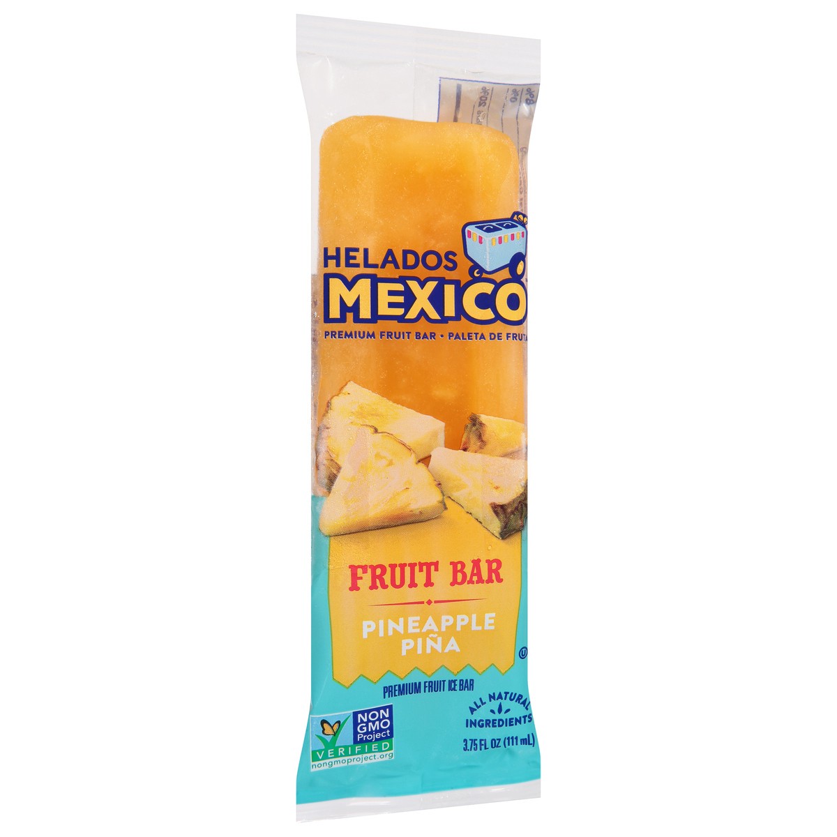 slide 9 of 11, Helados Mexico Premium Pineapple Fruit Ice Bar 3.75 fl oz, 4 oz