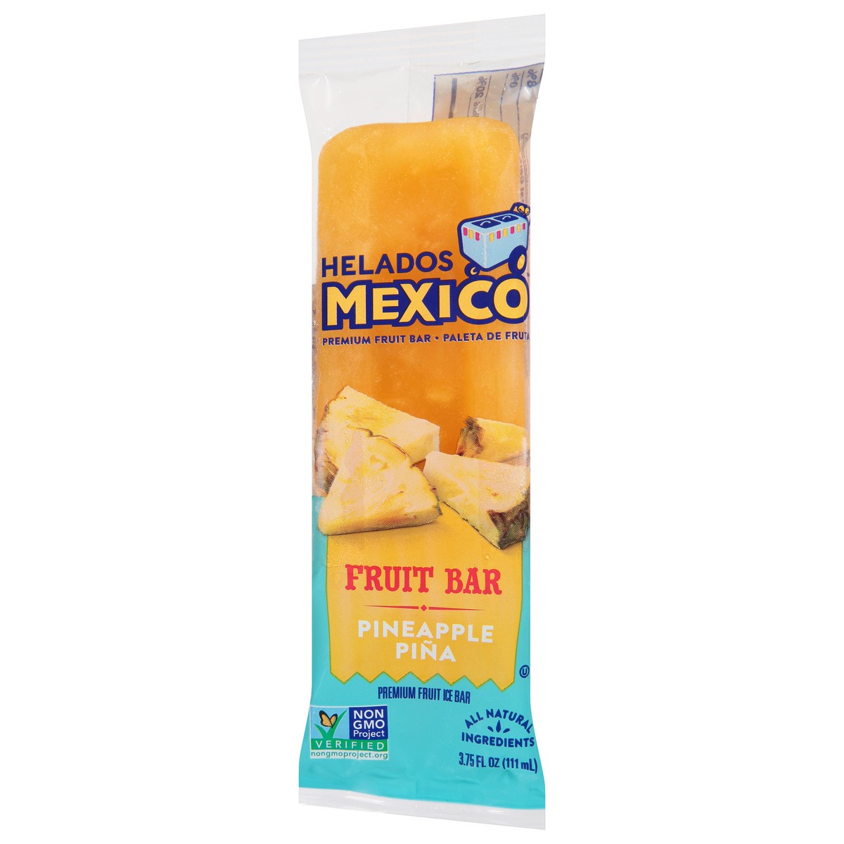 slide 5 of 11, Helados Mexico Premium Pineapple Fruit Ice Bar 3.75 fl oz, 4 oz