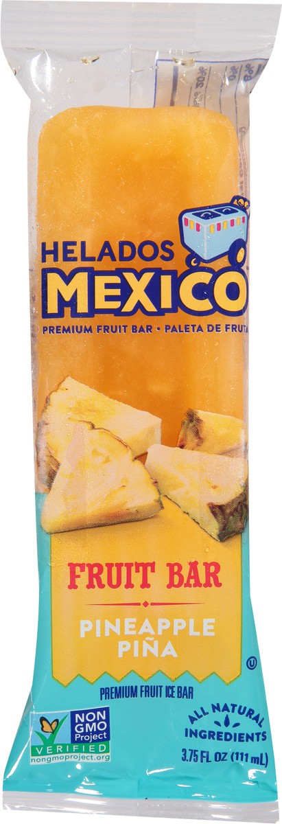 slide 11 of 11, Helados Mexico Premium Pineapple Fruit Ice Bar 3.75 fl oz, 4 oz