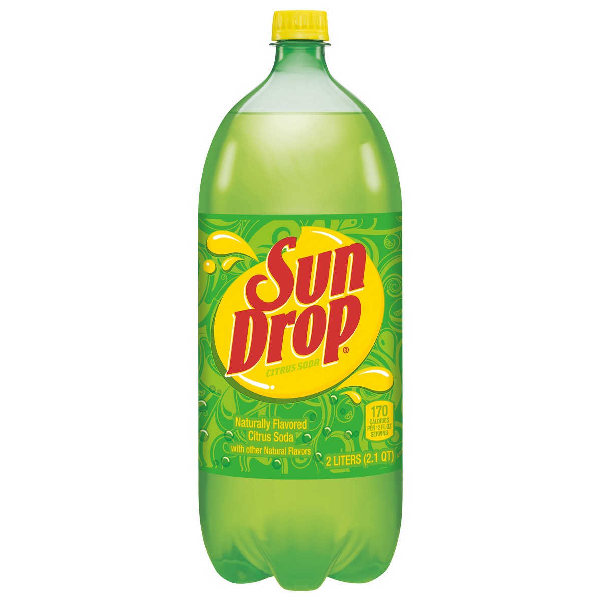 slide 1 of 10, Sun Drop Citrus Soda 2 lt Bottle, 2 liter