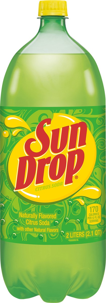 slide 5 of 10, Sun Drop Citrus Soda 2 lt Bottle, 2 liter