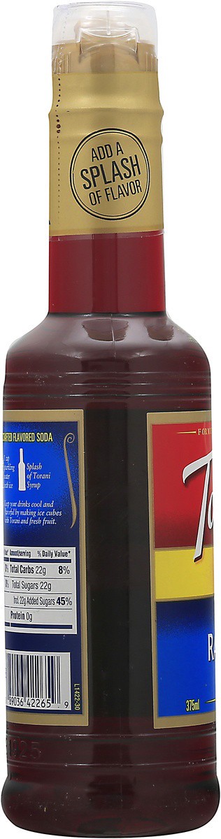 slide 4 of 7, Torani Rspbry Syrup - 12.7 fl oz, 12.7 fl oz