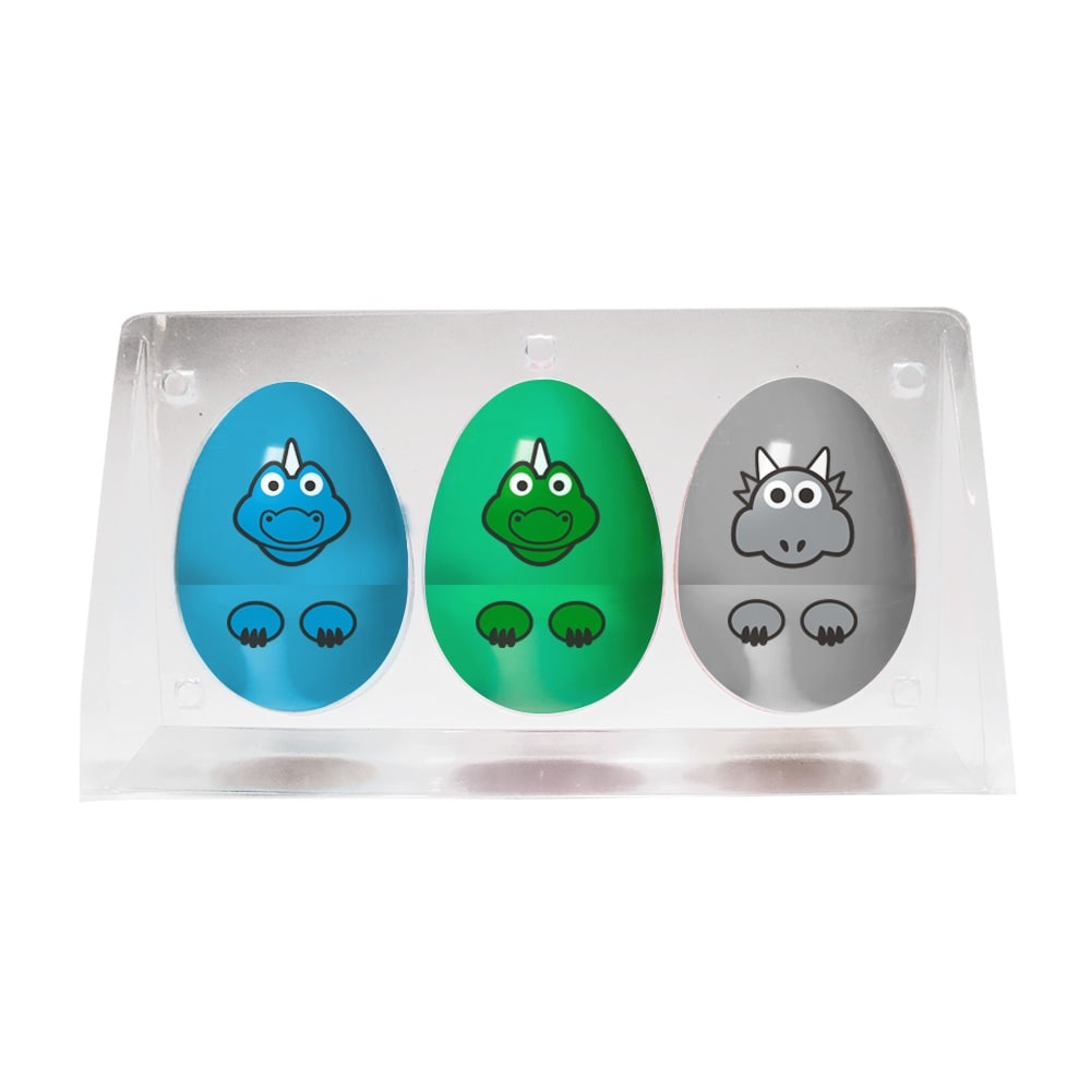 slide 1 of 1, Holiday Home Dino Eggs - 3 Pack, 4.5 in