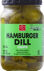 Harris Teeter Pickle Hamburger Chips - Dill